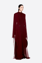 Wadi Coat Dress - Maroon