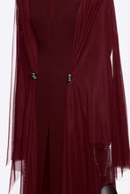 Wadi Coat Dress - Maroon