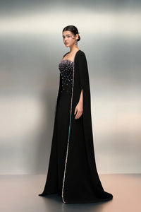 Mala Gown w/ Cape