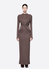 Azora Dress in Brown