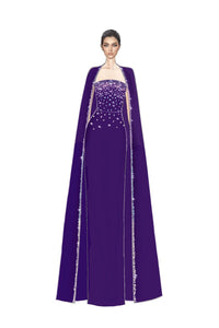 Mala Gown w/ Cape