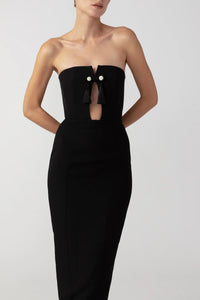 Iman Strapless Gown