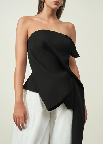 Na Top in Ripped Twill