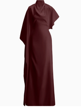 Dieu in Satin - Maroon