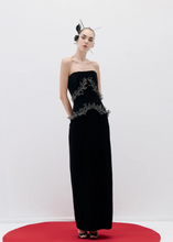 Velvet Sequin Maxi Dress