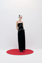 Velvet Sequin Maxi Dress