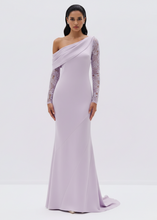 Lace Sleeves Gown