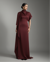 Dieu in Satin - Maroon