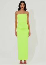 Neon Strapless Dress