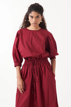 Pleated Sleeve top w/ Skirt